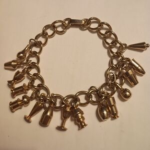 Gold Charm Bracelet